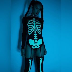 Dolls Kill Voodoo Glow Skull Costume